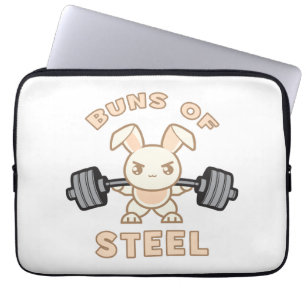 Housse Pour Ordinateur Portable Cartoon De Lapin D'Entraînement - Buns D'Acier - G