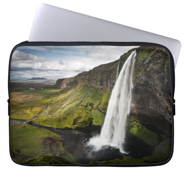 Housse Pour Ordinateur Portable Cascade | Islande de Seljalandsfoss (Devant)