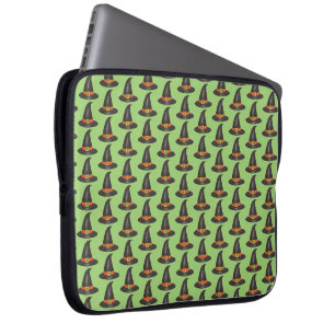 Housse Pour Ordinateur Portable Casquette de sorcière Halloween Trick ou traiter v