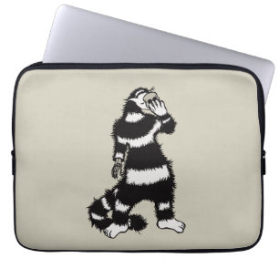 Housse Pour Ordinateur Portable Cat déplaisant Créateur Squelette Masque crâne mai