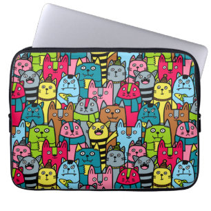 Housse Pour Ordinateur Portable Cat et kitten