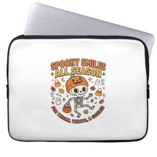 Housse Pour Ordinateur Portable Célébration de squelette cosy Halloween