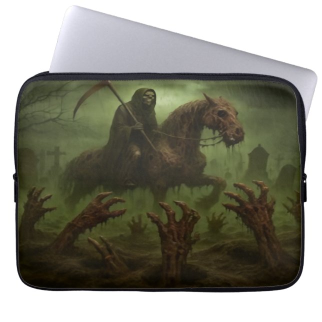 Housse pour ordinateur portable Cemetery Grim (Devant)