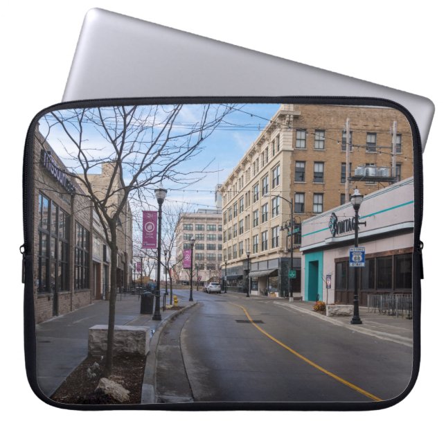 Housse Pour Ordinateur Portable Centre-ville de Springfield (Devant)