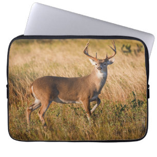 Housse Pour Ordinateur Portable Cerf à queue blanche Automne à TX