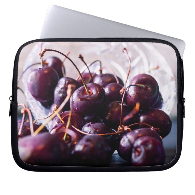Housse Pour Ordinateur Portable Cerise (Devant)
