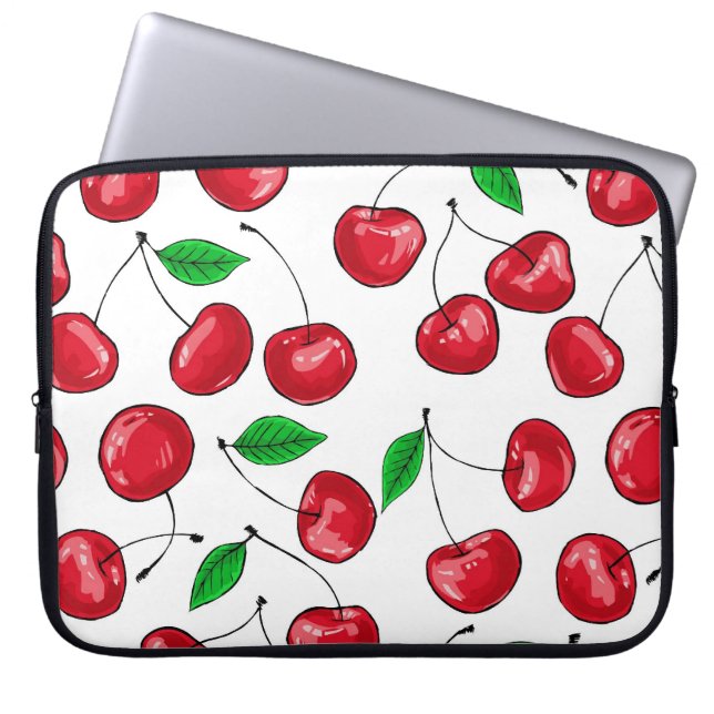 Housse Pour Ordinateur Portable Cerises (Devant)