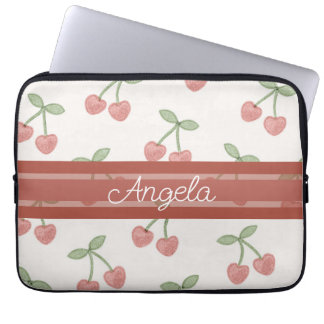 Housse Pour Ordinateur Portable Cerises amoureuses
