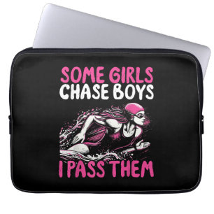 Housse Pour Ordinateur Portable Certaines Filles Courent Après les Garçons Je les