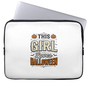 Housse Pour Ordinateur Portable Cette fille aime le design de t-shirt vintage Hall