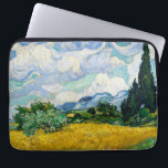 Housse Pour Ordinateur Portable Champ de blé Van Gogh avec Cyprès. Impressionnisme<br><div class="desc">Manche portable Van Gogh "Blé Field with Cypress".</div>