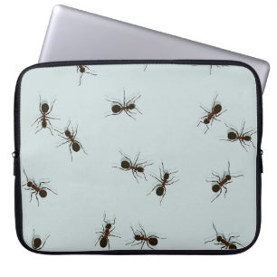 Housse Pour Ordinateur Portable Chaotique Red Ants Motif élégant
