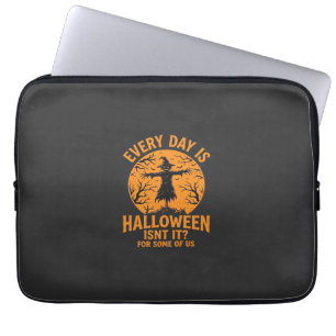Housse Pour Ordinateur Portable Chaque Jour Est Halloween Épouvantail Sorcière Con