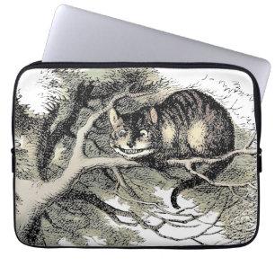 Housse Pour Ordinateur Portable Chat de Cheshire Alice au Pays des Merveilles Clas
