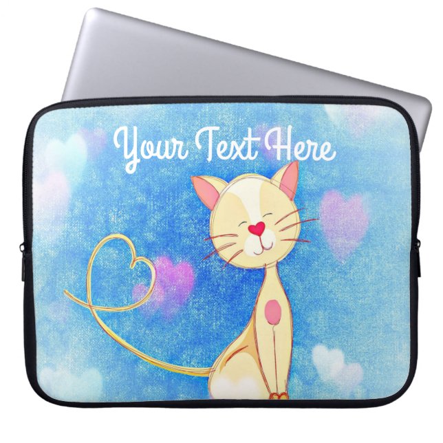 Housse Pour Ordinateur Portable Chat de rêve (Devant)