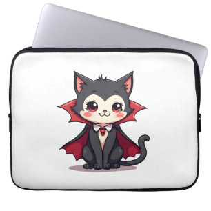 Housse Pour Ordinateur Portable Chat Vampire � T-shirt mignon pour animaux de comp