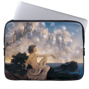 Housse Pour Ordinateur Portable Châteaux en Espagne de Maxfield Parrish 1904 Fanta