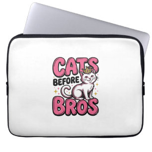 Housse Pour Ordinateur Portable Chats avant frères conception de t-shirt vintage d