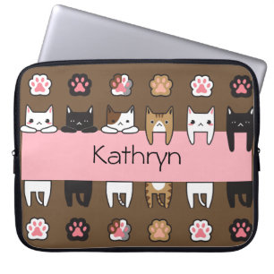 Housse Pour Ordinateur Portable Chats personnalisés de Kitty