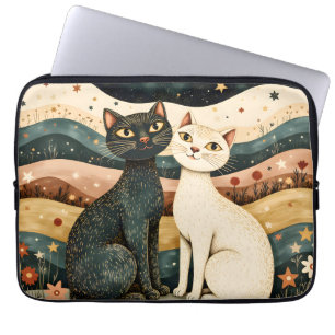 Housse Pour Ordinateur Portable Chats sereins
