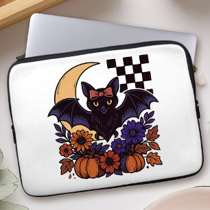 Housse Pour Ordinateur Portable Chauve d'Halloween rétro avec lune Gothique esthét