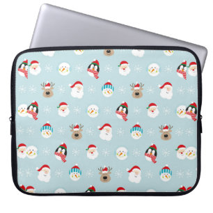 Housse Pour Ordinateur Portable Chef du motif de personnage de noël, noël gif