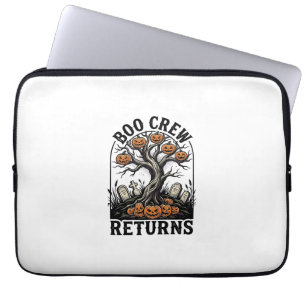 Housse Pour Ordinateur Portable Chemise d'arbre d'Halloween Graphique de citrouill