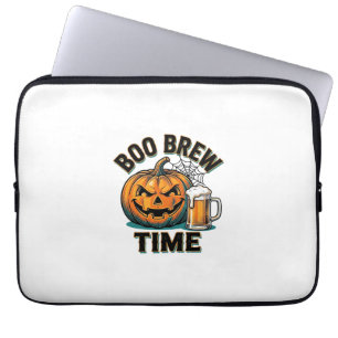 Housse Pour Ordinateur Portable Chemise de bière Halloween Vintage Pumpkin Party T