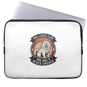 Housse Pour Ordinateur Portable Chemise de chien Chow Chow Un chien n'est jamais a