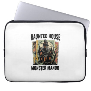 Housse Pour Ordinateur Portable Chemise de maison hantée design vintage manoir mon
