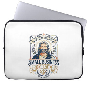Housse Pour Ordinateur Portable Chemise de propriétaire de petite entreprise Jesus