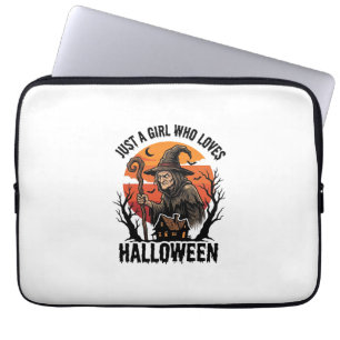 Housse Pour Ordinateur Portable Chemise de sorcière Halloween Gravure vintage Cost
