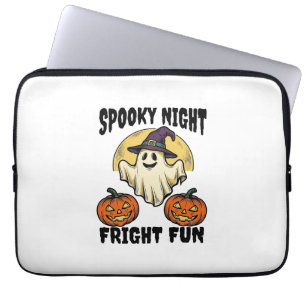 Housse Pour Ordinateur Portable Chemise fantôme citrouille effrayante Halloween vi