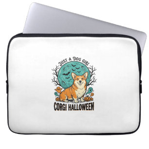 Housse Pour Ordinateur Portable Chemise Halloween Corgi pour filles aimant les chi