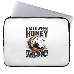 Housse Pour Ordinateur Portable Chemise Halloween Honey Sweet Spooky Love Design_1