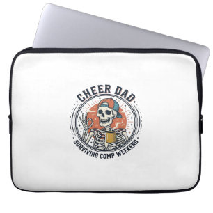 Housse Pour Ordinateur Portable Chemise squelette de week-end de compétition survi