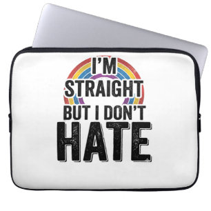 Housse Pour Ordinateur Portable Chemise Straight Ally Rainbow Typography Vintage_1