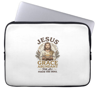 Housse Pour Ordinateur Portable Chemise Vintage Jésus Bowling Graphique Chrétien_1