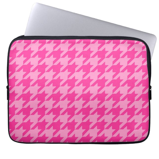 Housse Pour Ordinateur Portable Chèque en pied rose (Devant)