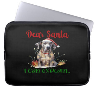 Housse Pour Ordinateur Portable Cher Père Noël, je peux expliquer T-Shirt essentie