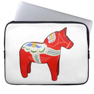 Housse Pour Ordinateur Portable Cheval dalécarlien