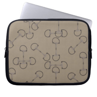 Housse Pour Ordinateur Portable Cheval équestre beige