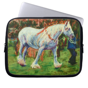 Housse Pour Ordinateur Portable Cheval gris Shire 10 pouces Manche pour ordinateur