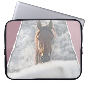 Housse Pour Ordinateur Portable Cheval sauvage "Je vous vois" manche d'ordinateur
