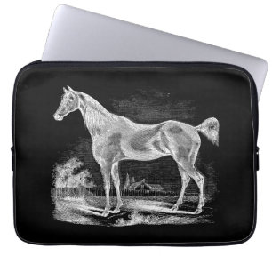 Housse Pour Ordinateur Portable Cheval Thoroughbred Vintage équestre personnalis