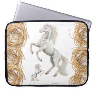 Housse Pour Ordinateur Portable Chevaux à manches pour ordinateur portable