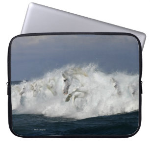 Housse Pour Ordinateur Portable Chevaux d'imaginaire : Mer