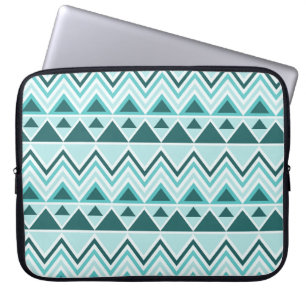 Housse Pour Ordinateur Portable Chevrons tribaux aztèques de triangles de