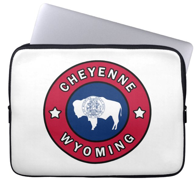 Housse Pour Ordinateur Portable Cheyenne Wyoming (Devant)