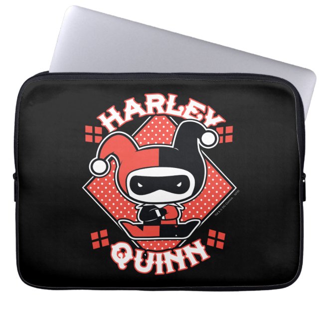 Housse Pour Ordinateur Portable Chibi Harley Quinn Splits (Devant)